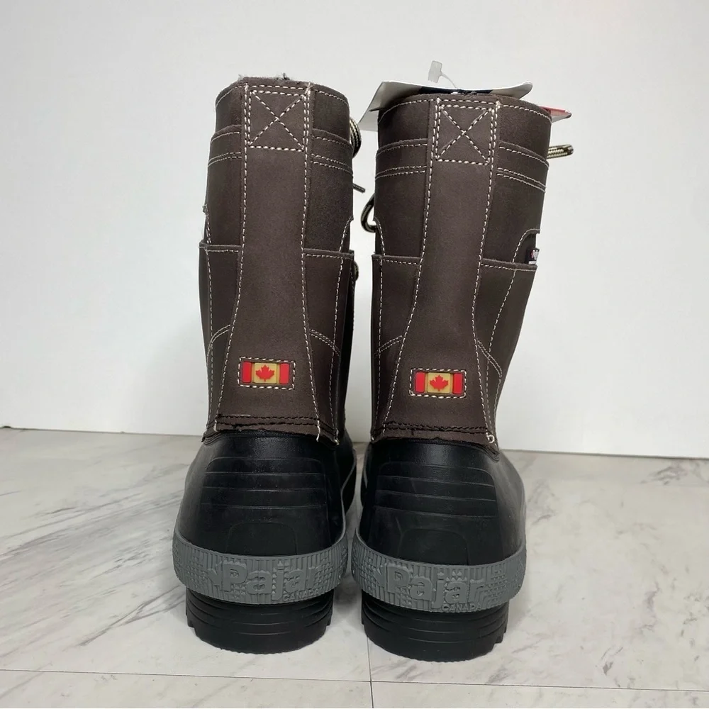New! Pajar Leroy Insulated Brown Waterproof Boot 8M